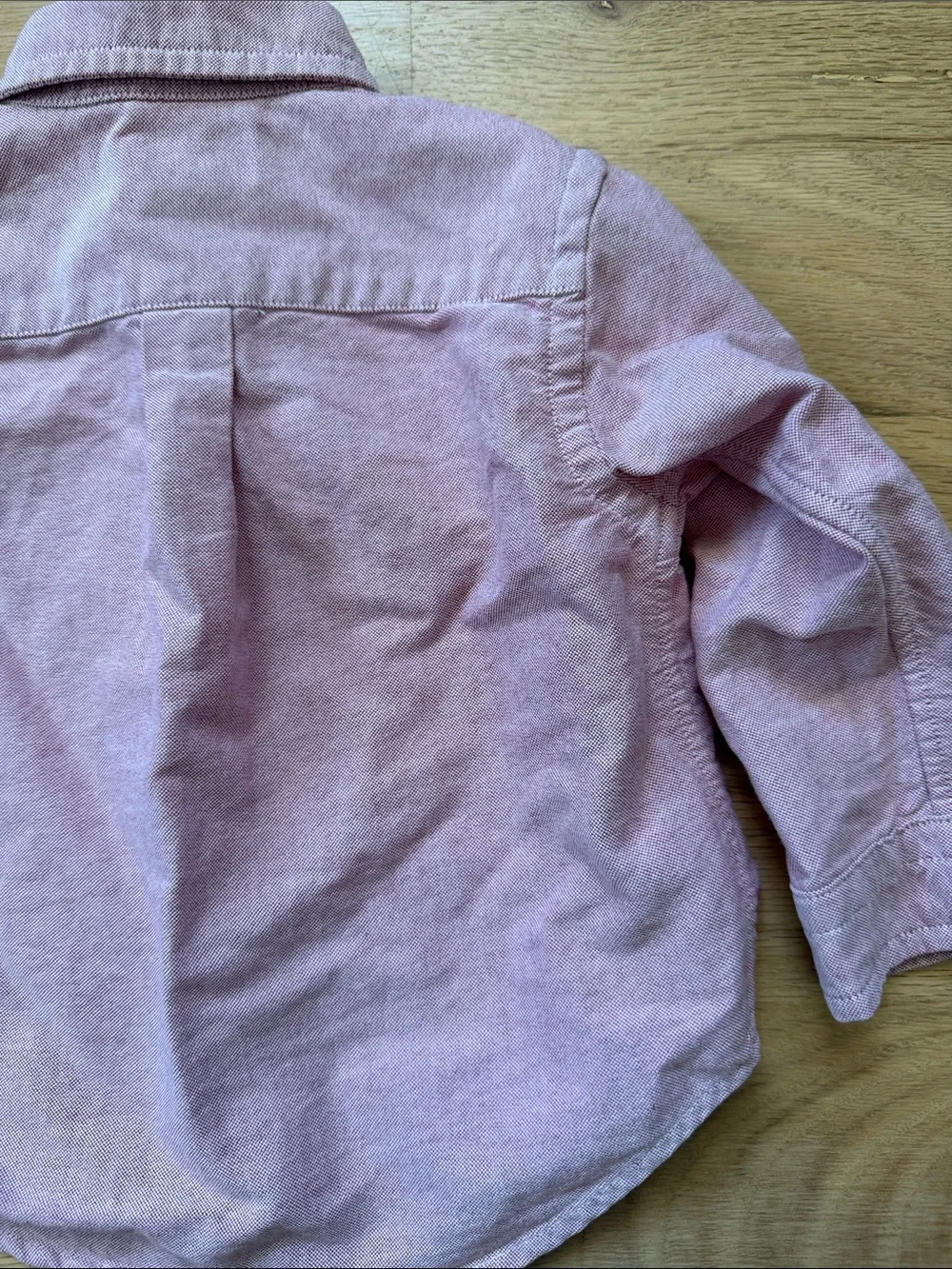Ralph Lauren Boys Pink Oxford Button-Down Shirt sz 12 mos